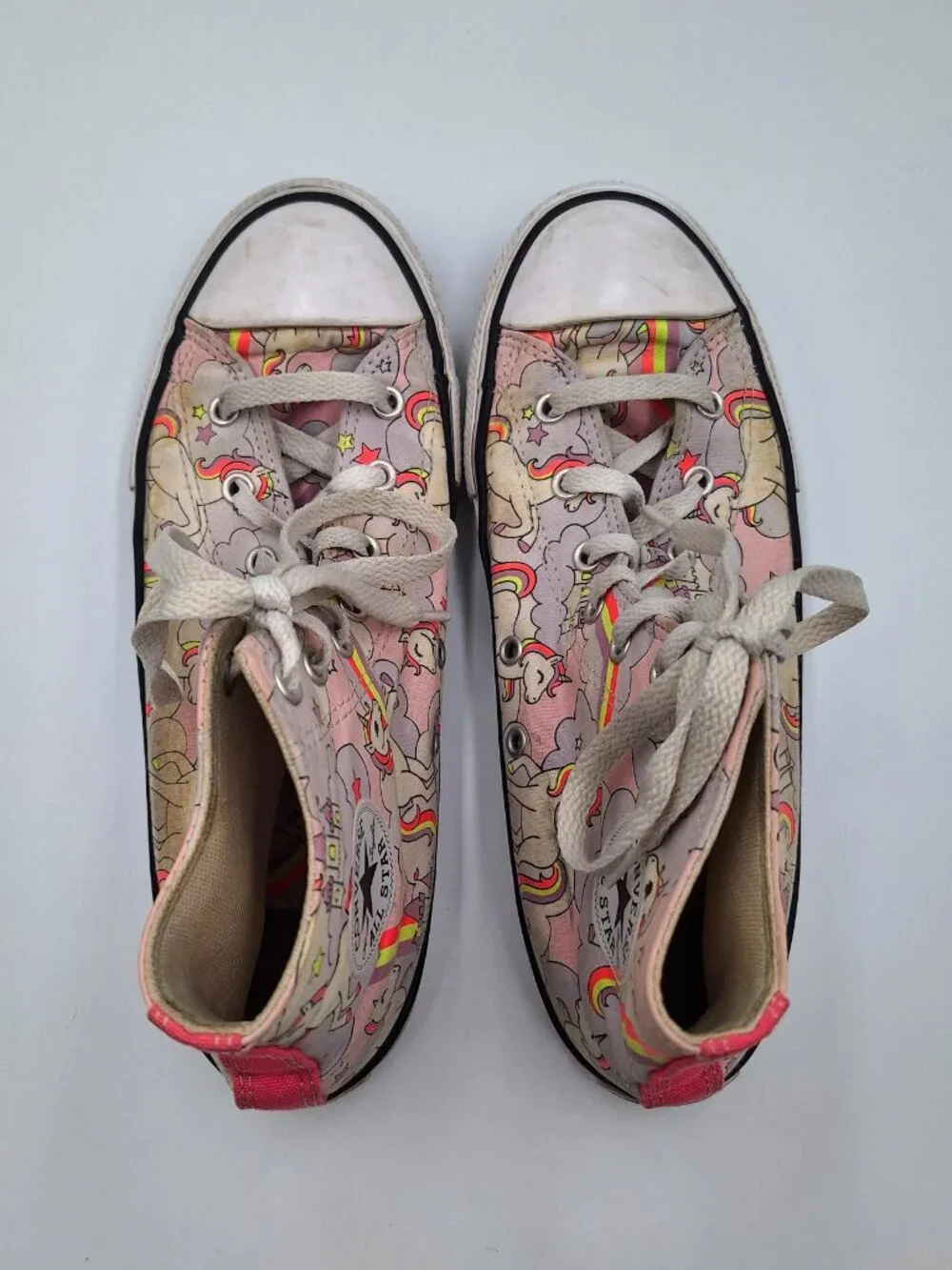 Converse Chuck Taylor Unicorn Castle Pink Purple High Top Sneaker Junior 6
